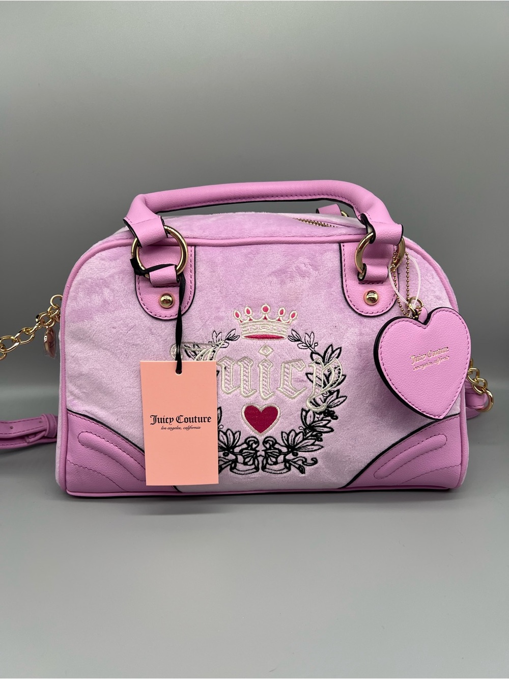 Juicy couture heritage bowler purse